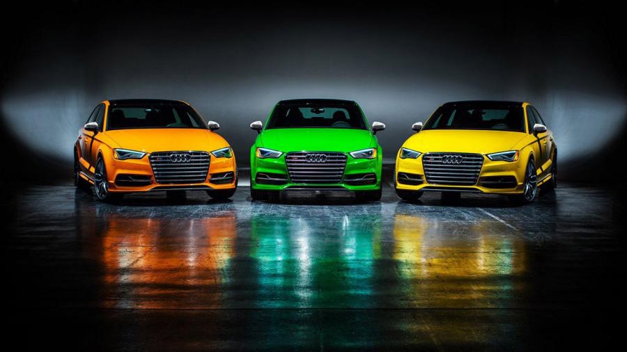 Audi S3 Exclusive Editions in Five Colors '2015